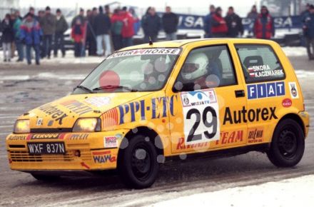 Jacek Sikora i Marek Kaczmarek - Fiat Cinquecento Sporting.